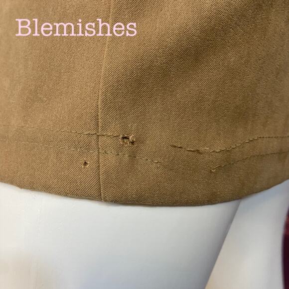 90's Vintage Tan Zip-Up Mini Dress by Possessed Clothing Company - Picture 8 of 8